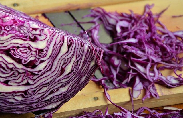Салаты с краснокочанной капустой по-корейски
