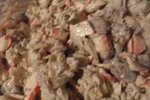 Салат с куриной печенью