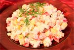 Рецепты салатов с курицей, 17 рецептов